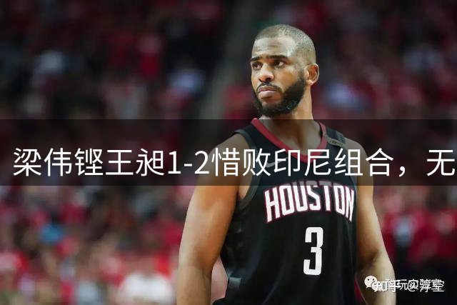 梁伟铿/王昶1-2惜败印尼组合，无缘中国羽毛球公开赛男双决赛